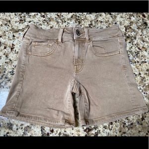 American Eagle Super-Stretch Midi Shorts